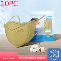덴탈 먼지 위생 건강 칼라 마스크10pcs Aldult&39;s KN95 마스크 마스카라 퓨어 컬러 FFP2 CE 페이스 입 커, 04 D-10pcs, 한개옵션1