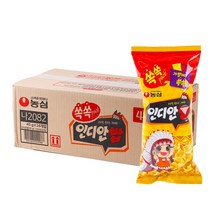 푸들 봉지과자 인디안밥 미니 45gx16입 농심 어른 아이간식 (8029030), 16개, 45g