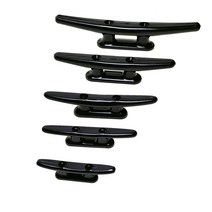 서핑 나일론 플라스틱 낮은 플랫 클리트 오픈베이스 해양 보트 요트 데크 라인 로프 타이 하드웨어 액세서리, 152X3CM 1PC