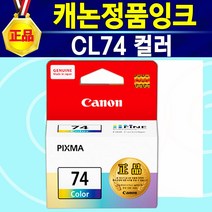 알(R)전산 캐논정품잉크 PG64 블랙 CL74컬러 PG64+CL74 세트 선택1 이코노믹잉크 PIXMA E569 E569S 캐논E569 캐논E569S E569잉크 E569S잉크, 컬러, 1개