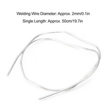 저온알루미늄용접봉 용접봉 10pcs 알루미늄 2mm 직경 저온 납땜 용융 플럭스 코어 와이어