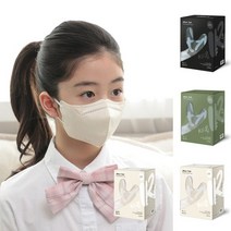 이로와 청소년 프리미엄 KF94 컬러마스크 에어루스원단 4중필터 50매입, 대형, 카키(50매입)