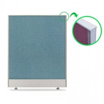 가구샘 PVC 파티션 H1500 원톤 밝은프레임 OG1051, H1500*W800_PW505