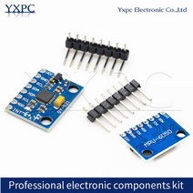 자이로센서 기울기센서 gy-521 mpu-6050 mpu6050 모듈 3축 아날로그 + 3축 가속도계 모듈 ldo 선형 레귤레이터, 없음