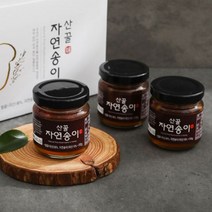 강원 송이산 자연송이꿀 110gx3 유리병 송이버섯꿀