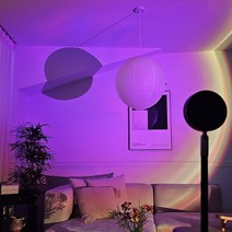 16색 샤인램 선셋 led 침실 스탠드 노을 석양 인테리어 조명 무드등, 선셋무드등 1칼라제품(오랜지,석양)
