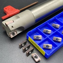 드릴:가이드 BAP300R BAP 300 20mm 25mm CNC 직각 숄더 APMT 1135 카바이드 인서트 엔드 밀 선반 인덱서 블 밀링 커터 카바이드 인서트 엔드밀, 300R C25-26-250-2T, No insert