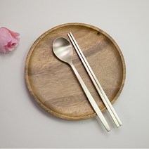 민자수저세트 한국유기 숟가락+젓가락 전통 유기 제품