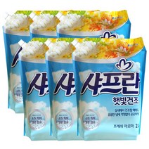 샤프란 햇빛건조 프레쉬 아로마 리필 2L X 6개 1box
