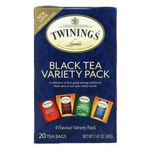트와이닝 홍차 버라이어티팩 40g 20티백 Twinings Black Tea Variety Pack, 1팩