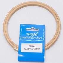 모아원형원목수틀12.5cm, 1개