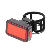 USB 충전식 LED 자전거 플래시 꼬리 꼬리 후면 조명 자전거 미등 사이클링 시트 포스트 100lm 코브 28LED 조명 도구, B
