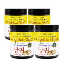 퓨어영 국산 당귀 분말 가루 250g 데커신, 4통