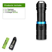 수중써치 수중랜턴 최신 xhp100 스쿠버 다이빙 손전등 강력한 led 토치 다이빙장비, xm l2 세트 3