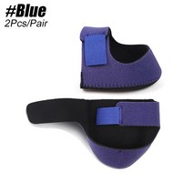 발뒤꿈치 쿠션 통증을 위한 젤 컵 통증 건염 갈라진 수리에 적합 1 쌍, 02 Blue-2PC_02 L