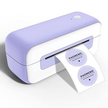 P홈mo 열 라벨 프린터 배송 라벨 프린터 맥 윈도우 크롬북용 데스크탑 라벨 프린터 아마존 Ebay Shopify Etsy UPS FedEx DHL과 호환되는 열, Pure
