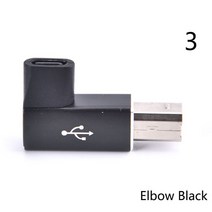 리코gr2 cctv 카메라 케이블1Pcs USB 유형 C 여성 B 남성 어댑터 스캐너 프린터 변환기 데이터 전송, 02 Elbow Black