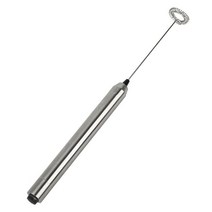 미니블렌더 텀블러믹서기 미니쥬서기 스무디믹서기 2022 새로운 스테인레스 스틸 우유 Frother 전기 핸드, 01 Black Button