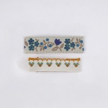 그로위시 리틀비티 FLOWER EMBROIDERY PIN SET