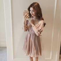 협력브랜드 페미닌 링클 원피스