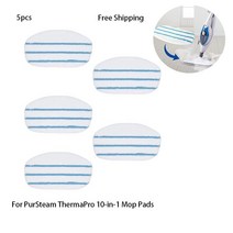 스팀청소기 무선스팀 스팀물걸레 고압스팀기PurSteam thermapro용 10 인 1 스팀 청소기 걸레 패드, 한개옵션0, 한개옵션0