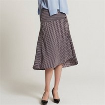 올리비아로렌 프린트 패턴 A라인 스커트 VOCDKWF7211