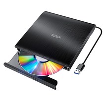 DVD 드라이브 외장 USB3.0 휴대용 드라이브 CDDVD 플레이어 CDDVD 드라이브 소음 고속 경량 슬림 컴팩트 CDDVD 읽기・쓰기 일본어 취급 설명서 첨부