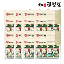 백제광천김 파래 도시락김 4g x 128봉 대용량, 128개