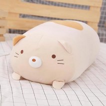 솜인형 바디필로우 베개 무지개 유니콘 뱁새 부엉이 하마 고래 귀여운 코너 바이오 일본 애니메이션 스미코 구라시 봉제 인형 1 개 부드러운 발렌타인 선물, 30CM, 갈색