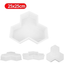 시멘트 금형 정원 경로 제조 업체 플라스틱 DIY 수동 포장 돌 도로 콘크리트 재사용 가능한, [09] Flat maple leaf