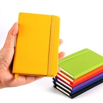 A6 밴드 노트 일기 일정 문구 플래너 학생 수첩 메모 커버 업무 다이어리, A_레드