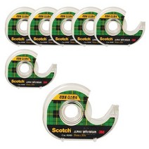 스카치 매직 테이프 810D 18mm x 30m 디스펜서, 7개