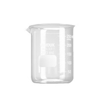 국산 강화 유리 비커 비이커 25ml~1000ml 용량, 비이커 200ml (SD.110130)