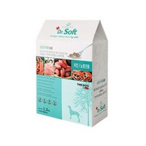 정품 강아지사료 더독 닥터소프트 치킨노령견용 1.2kg, 1개, 닭 등
