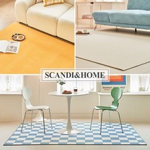 스칸디앤홈 MD추천 알러지케어 단모 러그 카페트 3종, 2-74 크레용 네이비 100x150