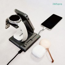 초고속 무선충전기 워치 에어팟 충전 거치대 탁상용, 갤럭시워치_합본1 IQW-6100