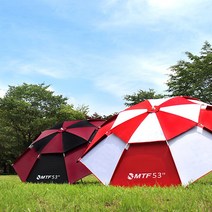 뉴최고급형 53인치 와이드 MTF파라솔 낚시파라솔, 레드실버
