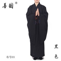 고급 승려복 스님복 두루마기 불교옷 불교 부처님, 검정색_44