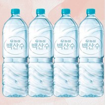생수 백산수 2L 미네랄워터 해양심층수 빠른 정기배송 무라벨 대용량, 6개
