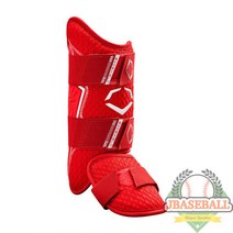 이보쉴드 풋가드 정강이보호대 레드 WB5726905, 우타자(RHH), 개봉 후 교환(취소) 불가 상품