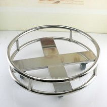 이동식 육수통 국통 받침대 바퀴형 업소용 급식 원형, I 스켈레톤 직경 57cm