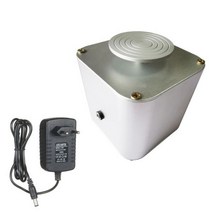 탁상물레 도자기 전동 가변 속도 시계 방향반시계 방향 회전이 가능한 6cm 턴테이블 점토 조각 휠이 있는 전기 휠 세라믹, 01 E12943S-EU