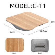 ㄱ자 코너 책상 기역자 기억자 원목 L자 노트북 책상 휴대용 테이블 각도 조절 고밀도 폼 쿠션과 편안하고, 05 C-11