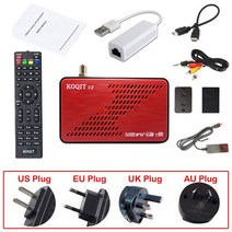 멀티 셋톱박스 Koqit U2 DVB S2 수신기 위성 tv 수신기 위성 수신기 파인더 인터넷 DVB-S2 iPTV 디코더 iks, 02 U2 With RJ45_01 미국 플러그