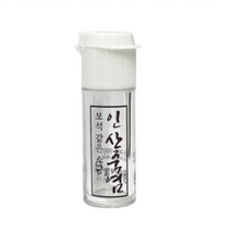 (주)인산가 9회 죽염(6g)/자죽염(6g) 분말 고체 담은 휴대용기/ 인산죽염, 9회 죽염 고체, 1개, 6g