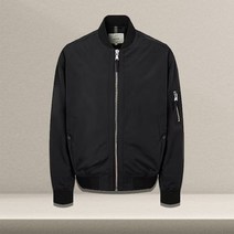 헤지스 남자 집업 자켓 23FW MA-1 HZJU3C301BK