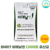비엔날씬 bnr17 비엔알17 다이어트 유산균 체지방감소 450mg 60캡슐