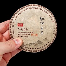 보이차 오운산 홍하 노차 2009년 원료, 1개, 1개, 100g