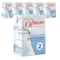 오브맘 액상분유 2단계(6~12개월) 200ml, 1개입, 60개