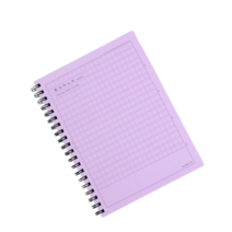 쓰임앤끌림 400자 원고지 스프링 노트 4000 퍼플 색상퍼플, 1개